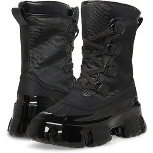 New in Box NIB  Steve Madden Trench Boot Black 8.5 M